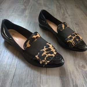 Kate Spade Cayla Leopard Fringed Loafer